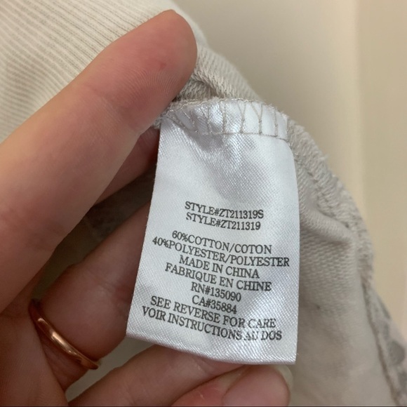 [Z Supply] Light Gray Cheetah Animal Print Pullover Crewneck Cozy Sweatshirt - Picture 9 of 9